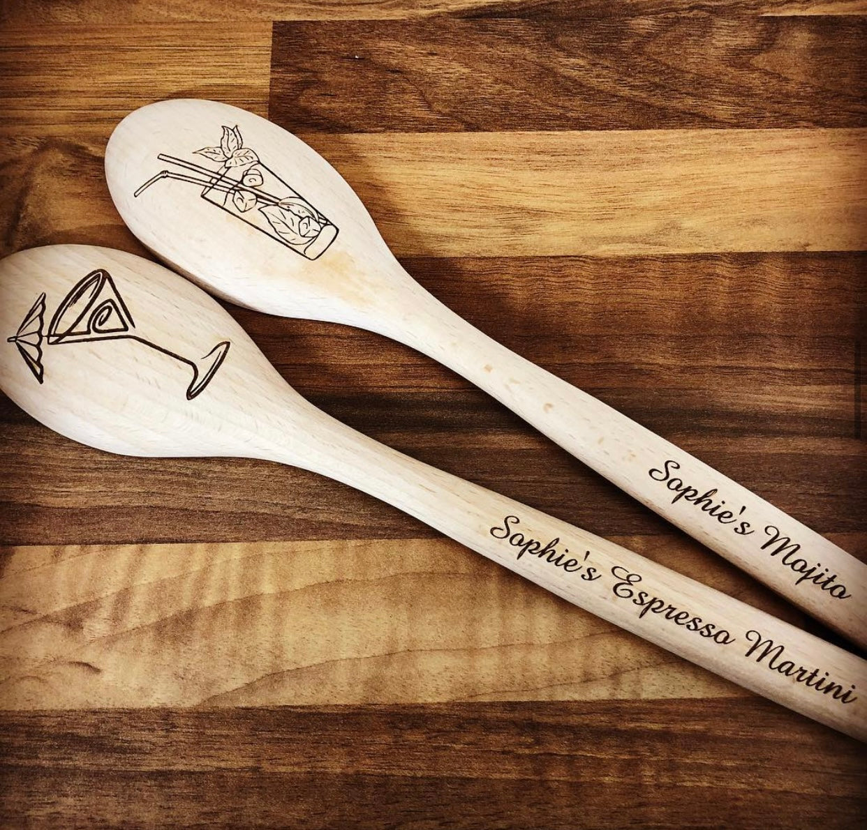 Personalised Engraved Wooden Spoon