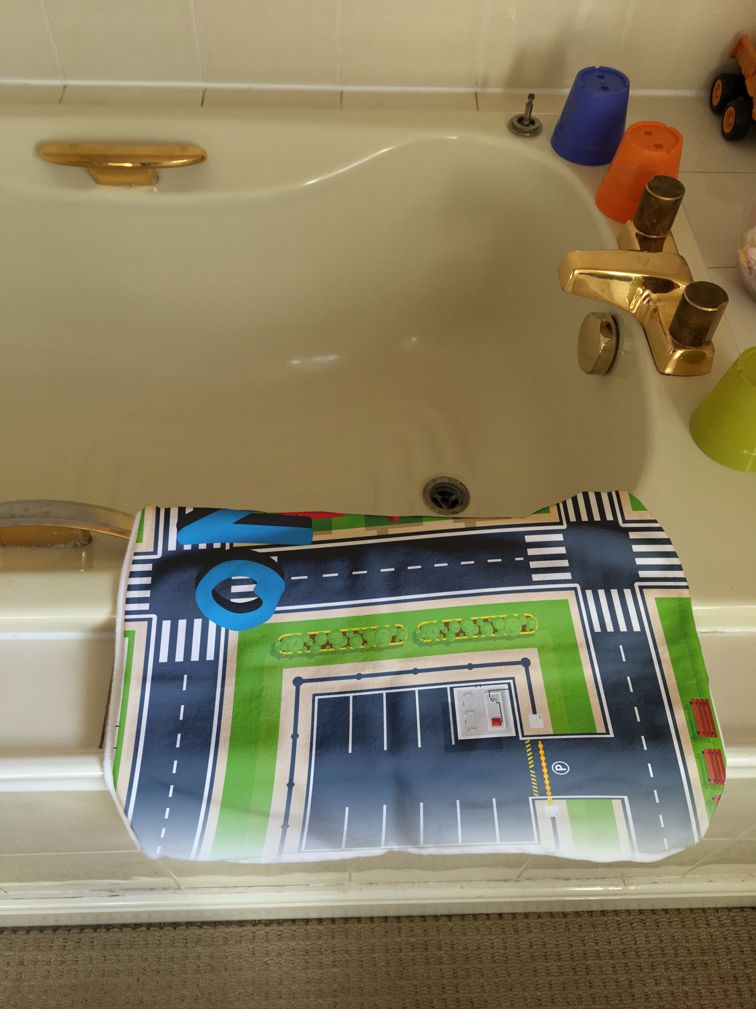 Personalised Children's Towel City Town