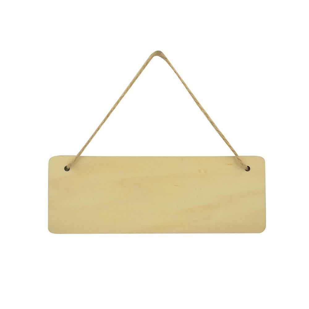 Hanging Door Plaque - Rectangle