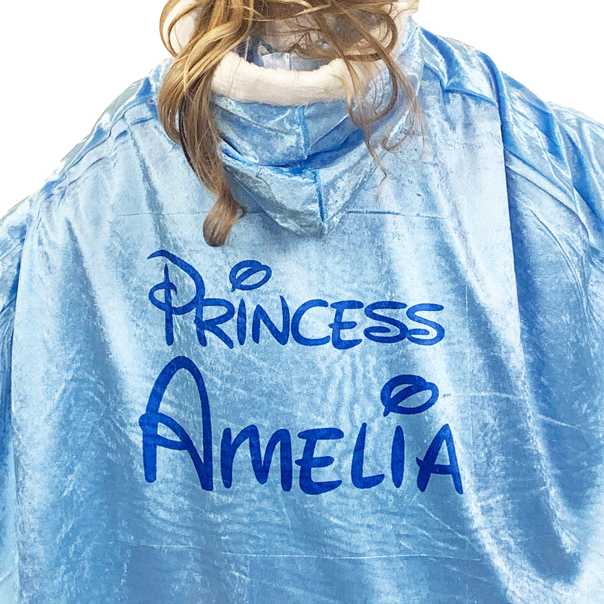 Personalised Kids Winter Wonderland Hooded Cape & Jewellery Costume Set