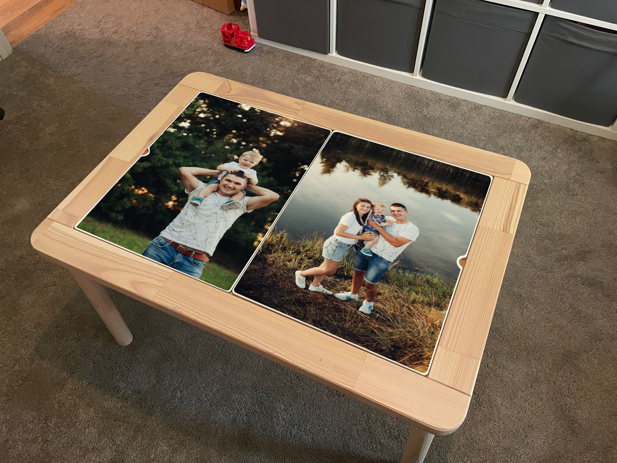 Personalised Table Top STICKER ONLY Compatible with IKEA Flisat Tables