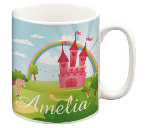 Personalised Children's Mug & Coaster Set - Princess