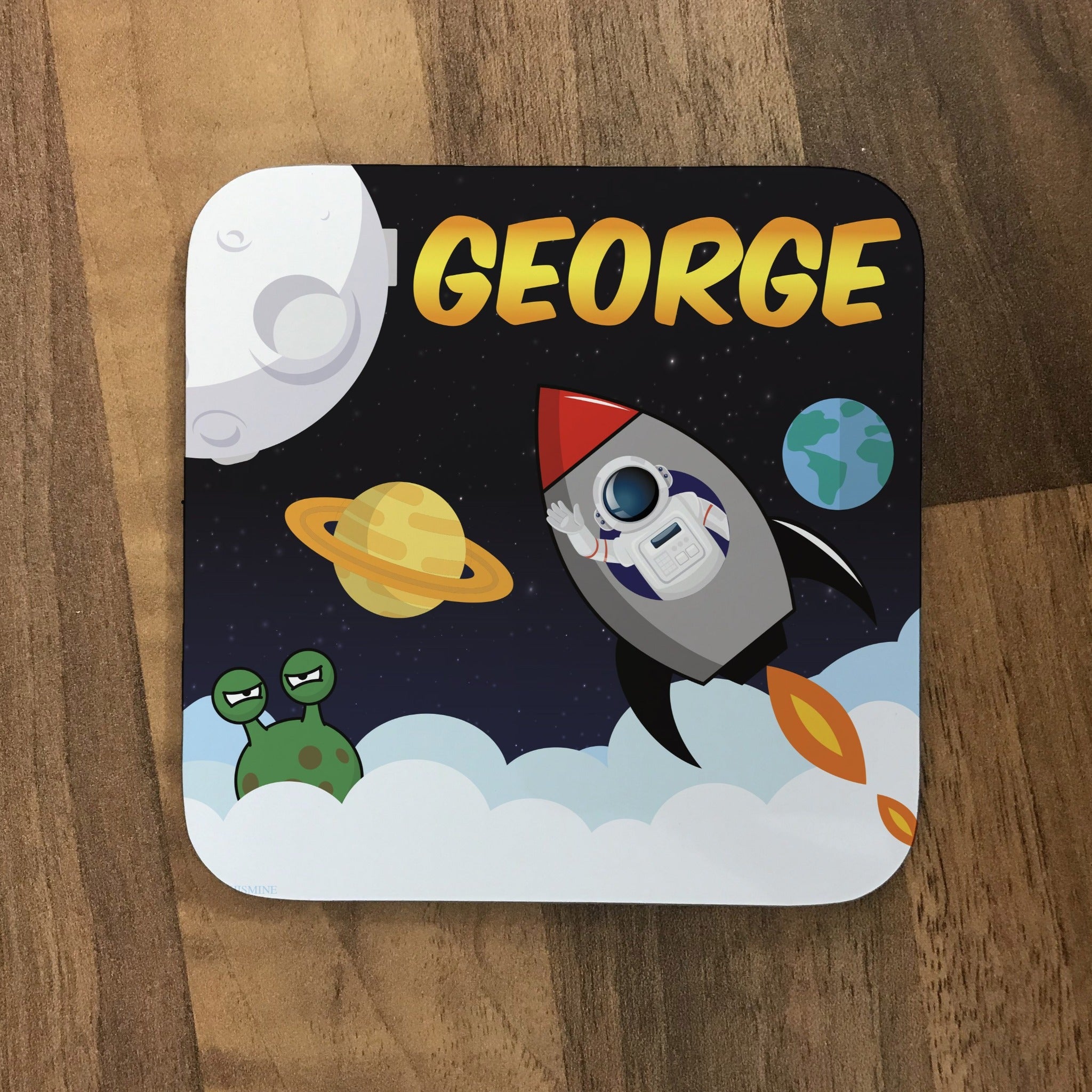Personalised Children's Coasters - Space