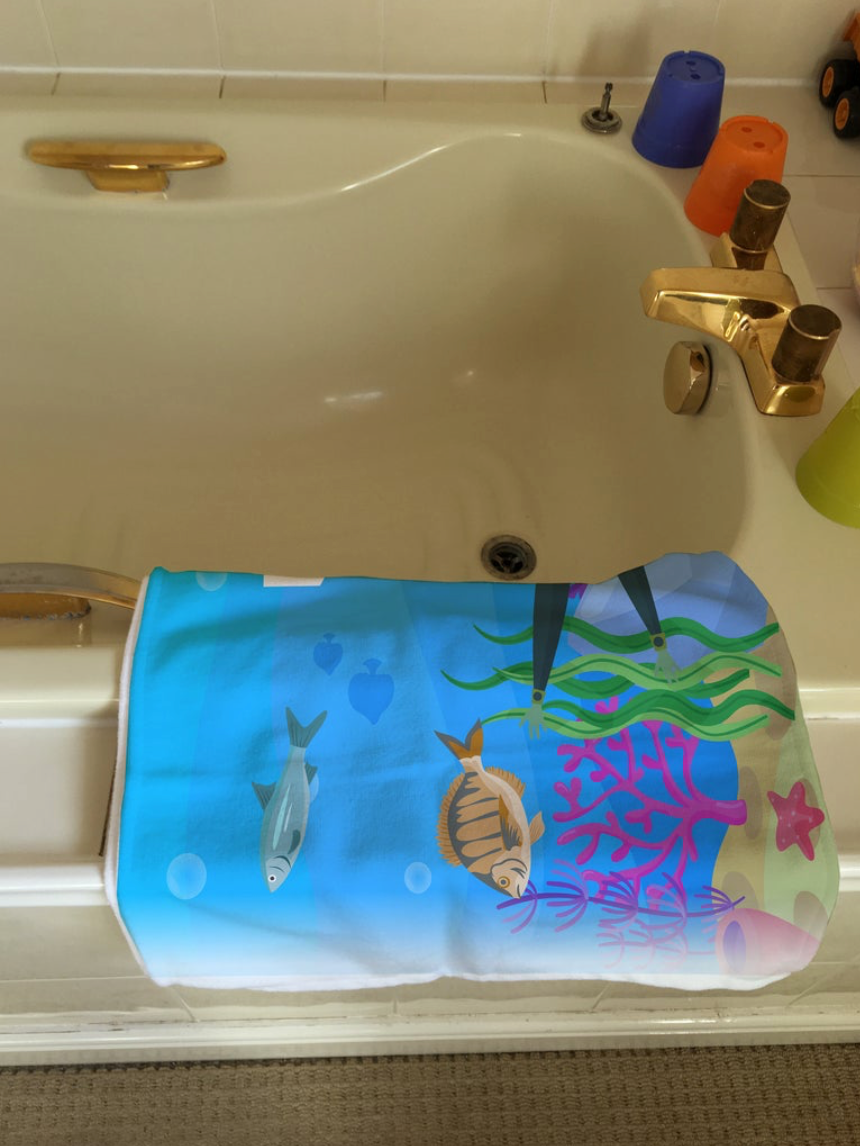 Scuba Underwater Design Children's Towel