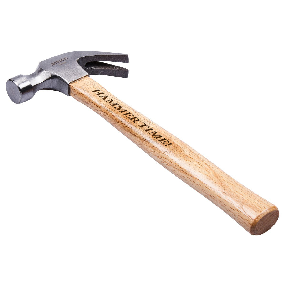 Personalised 16oz Claw Hammer With Wooden Shaft
