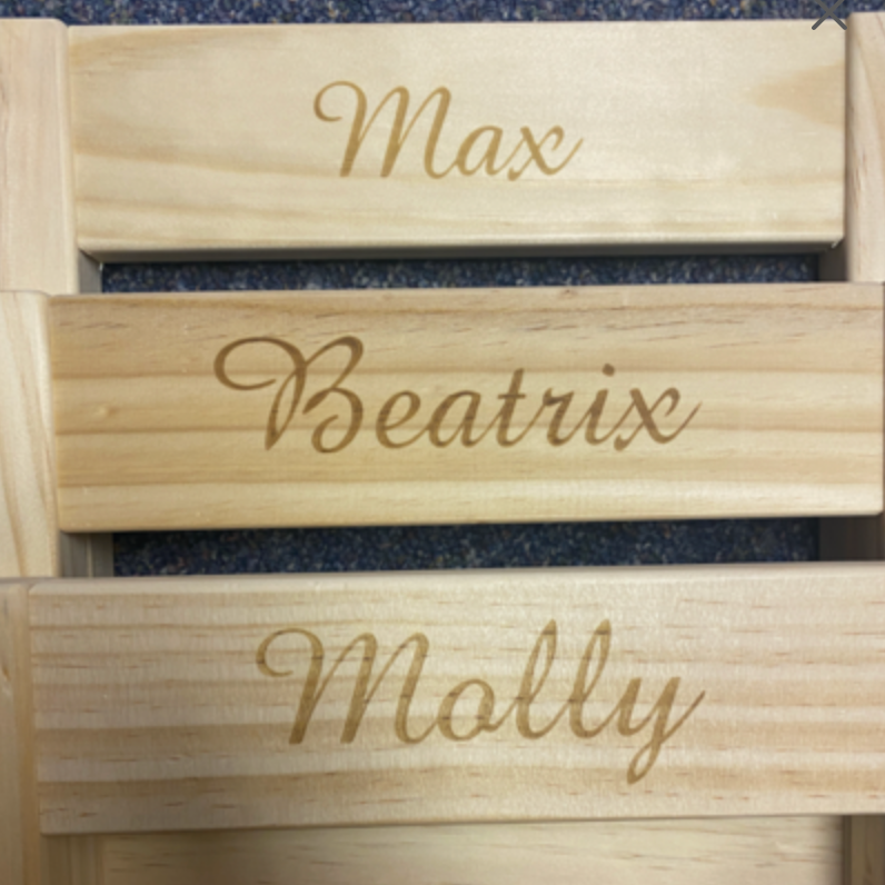 Personalised Children's Table and 2 Chairs Engraved