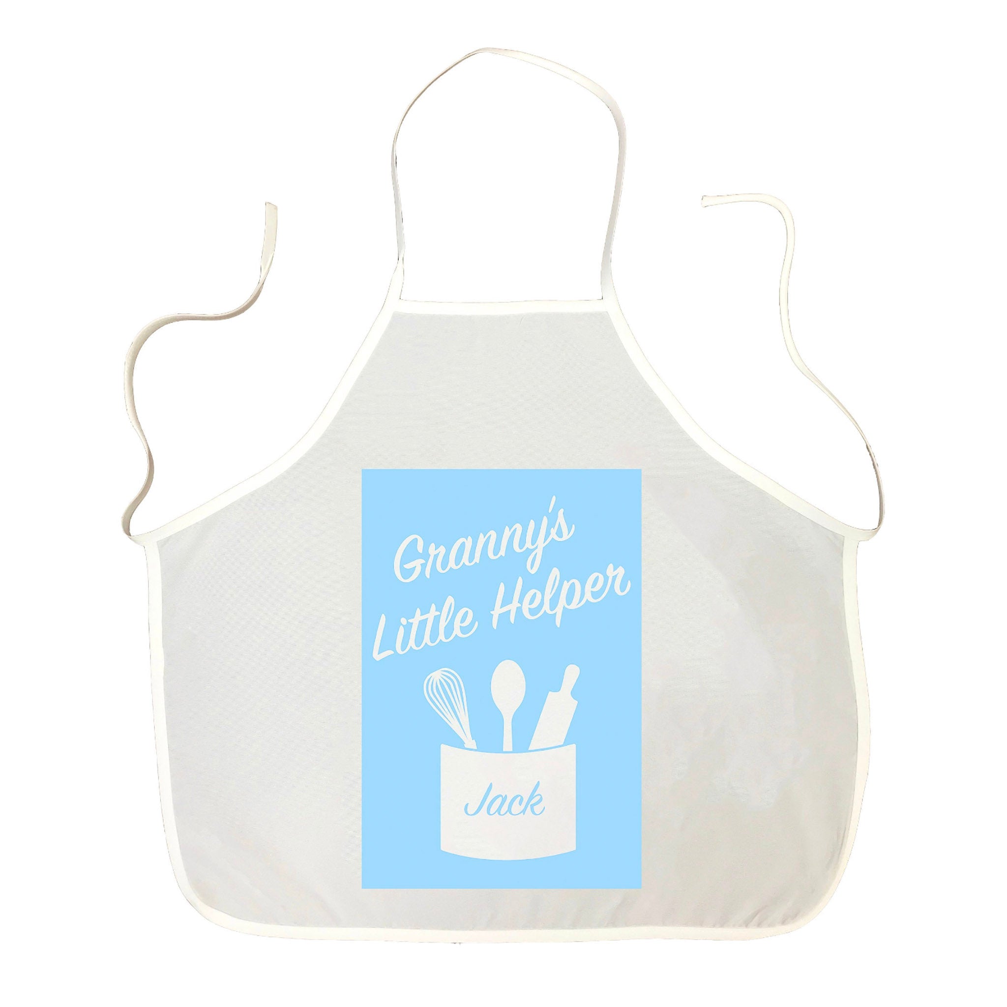 Toddler's Apron - Little Helper Blue