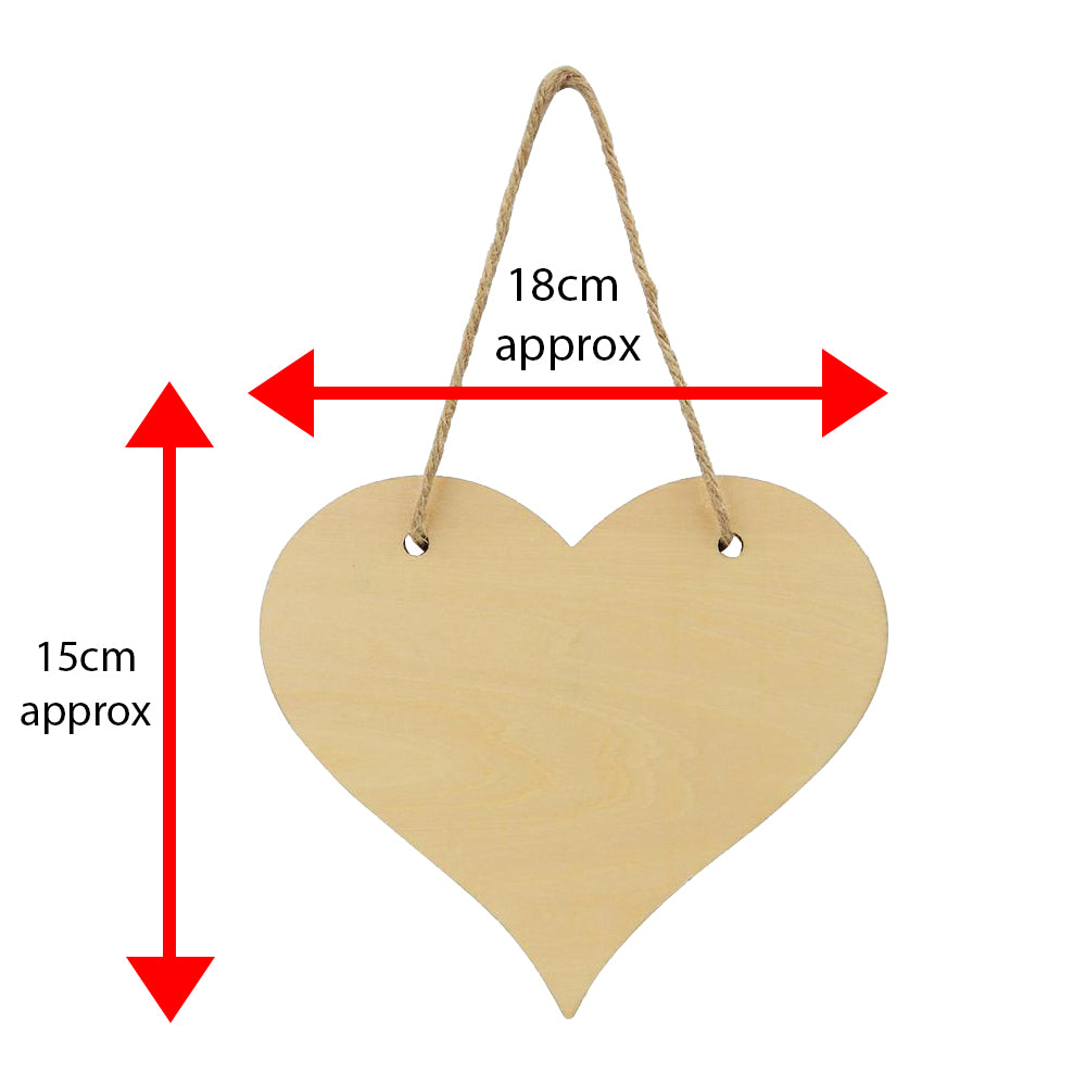 Home Is Where The Heart Is MDF Hanging Plaque