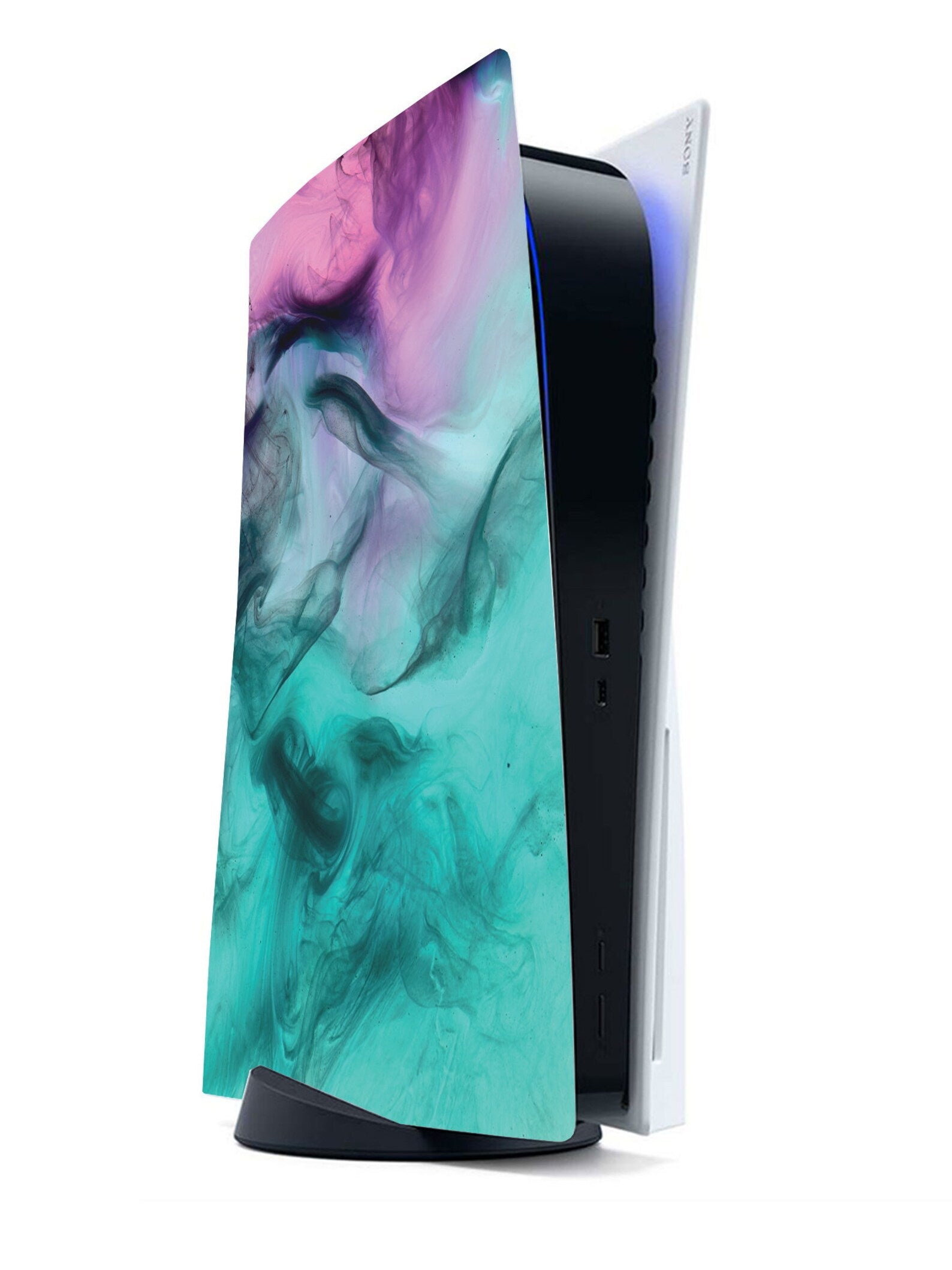 PS5 Pink and Green Ink Personalised Console Vinyl Sticker