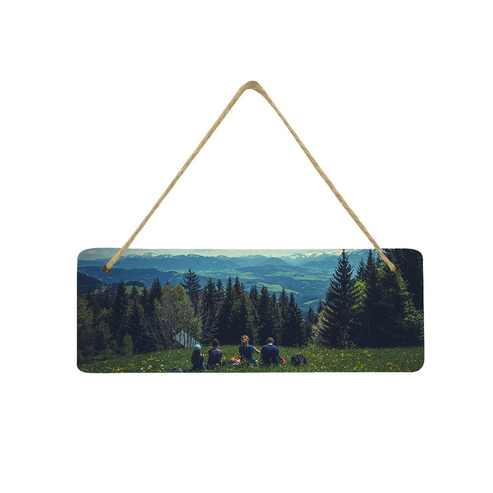 Hanging Door Plaque - Rectangle