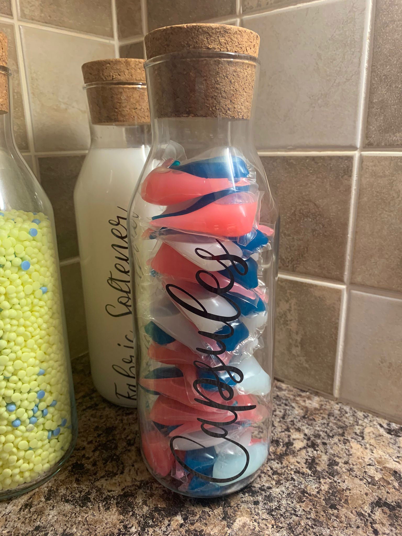 Customised Washing Capsules 1L Carafe Jar