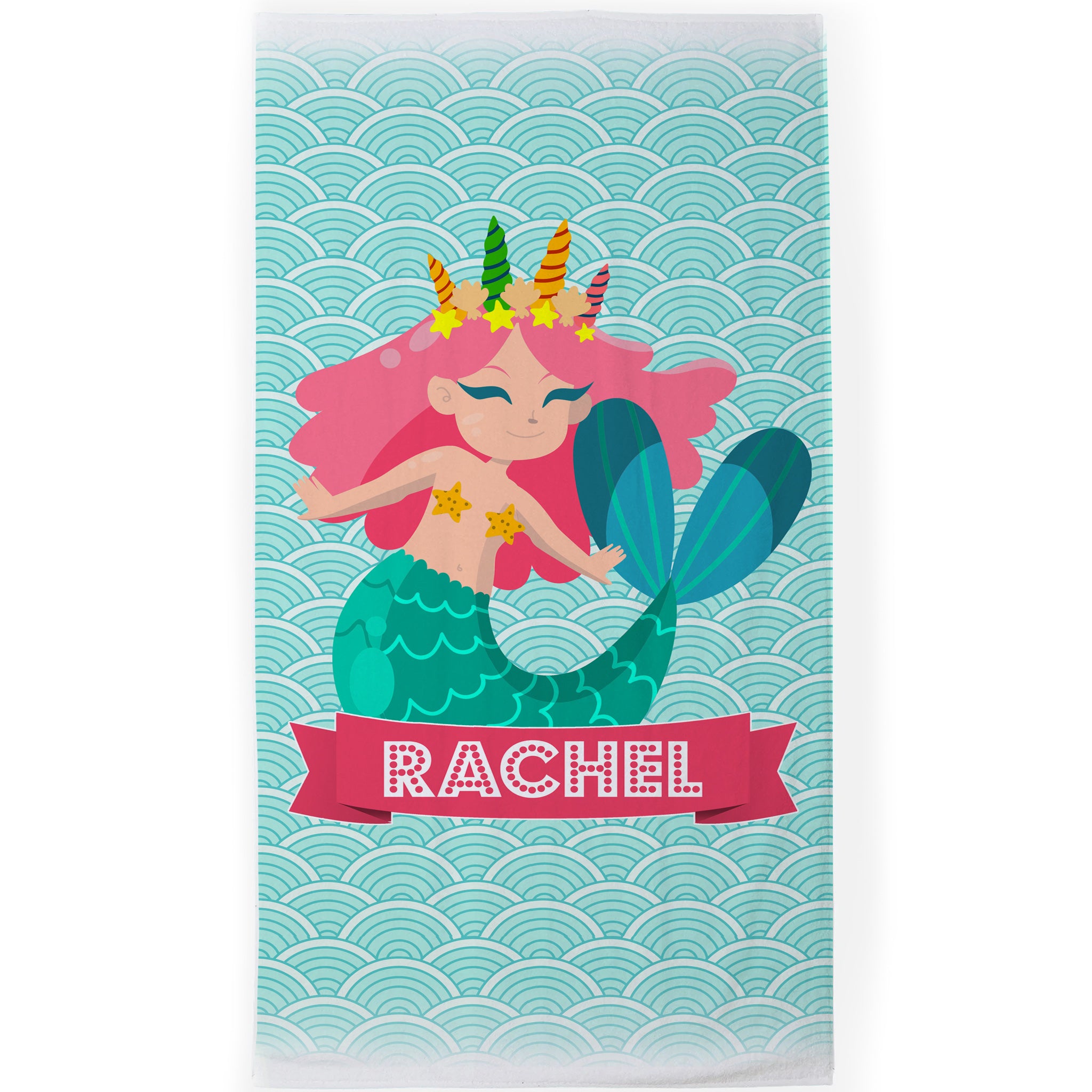Personalised Children's Towel Mermaid