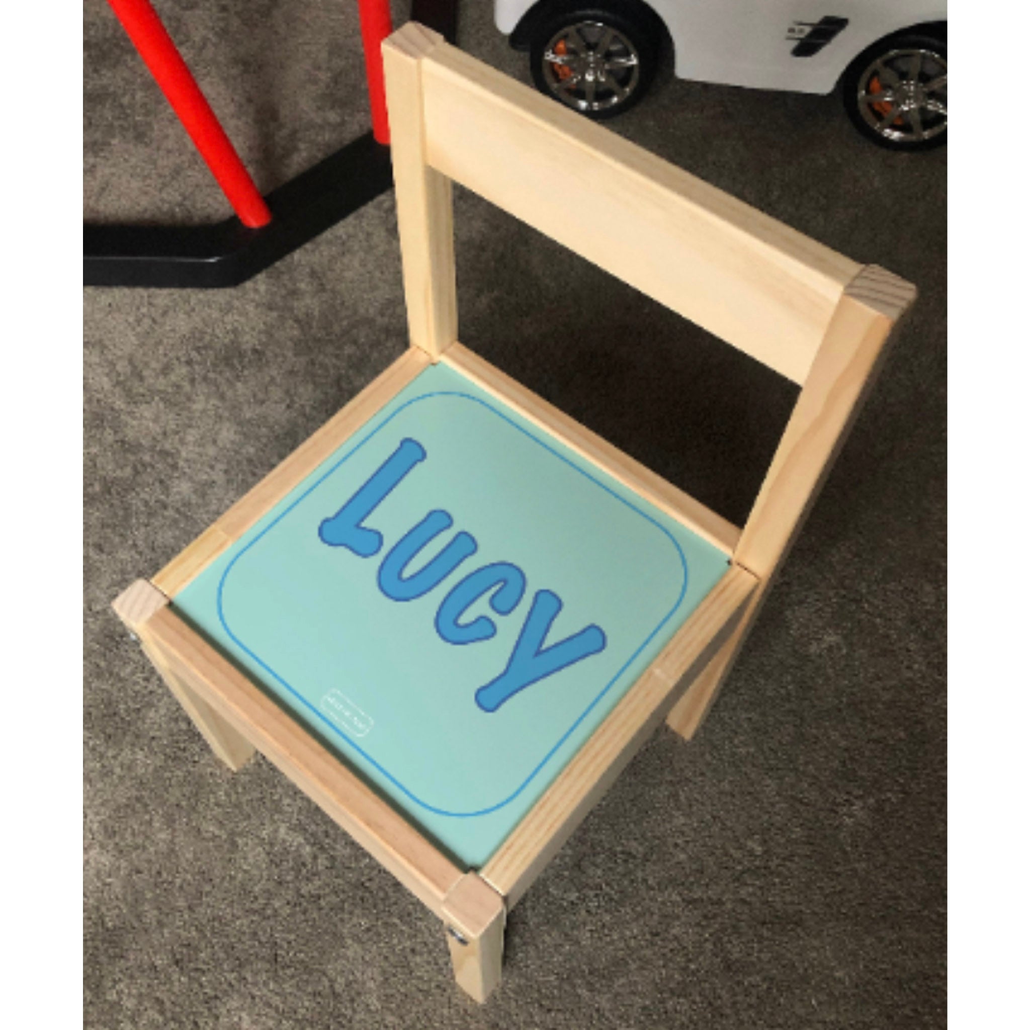 Personalised Children's Table and 4 Chairs UK Landmarks Design