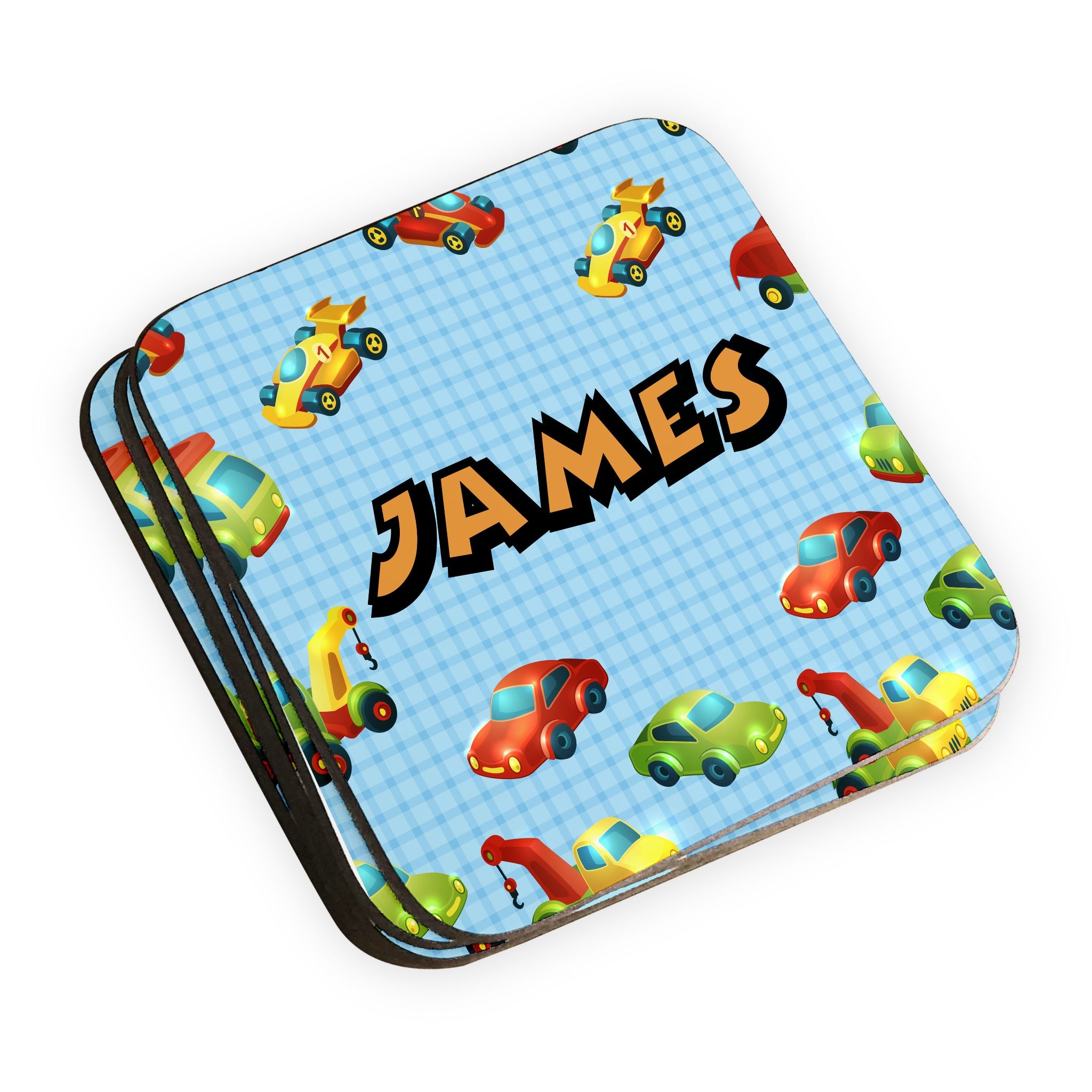 Personalised Children's Coasters - Trucks