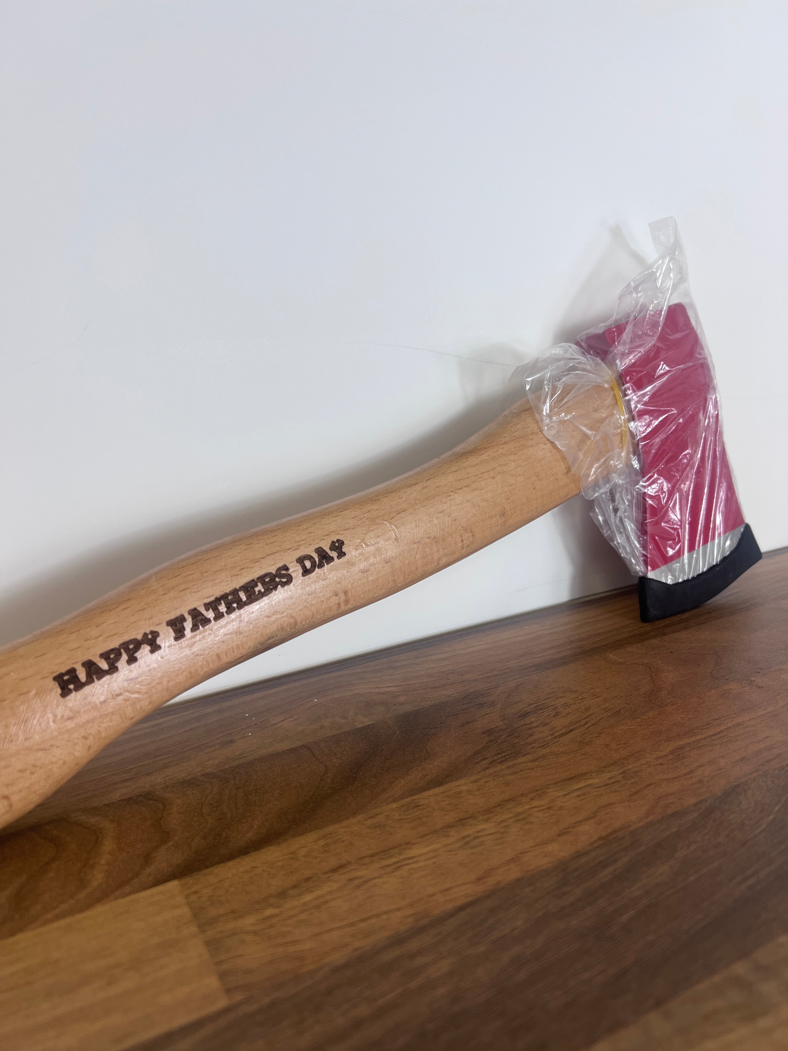 Personalised Engraved Wooden Axe, any occasion, any message