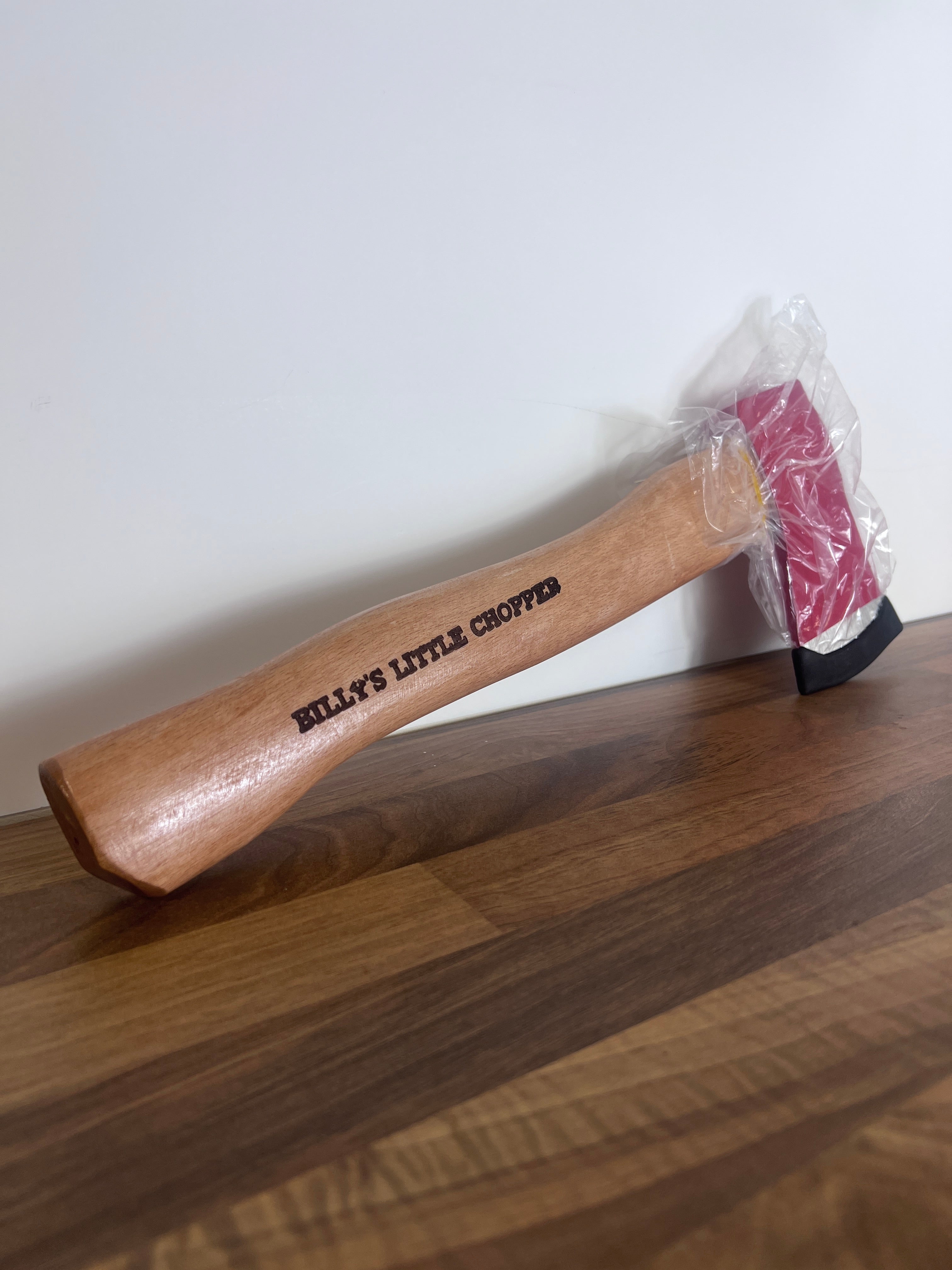 Personalised Engraved Wooden Axe, any occasion, any message