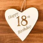Personalised Engraved Wooden Heart, It's Your Birthday! (Small 8.5cm)