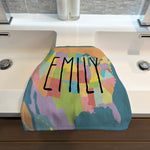 Personalised Children's Face Cloth - American Map