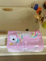 Personalised Children's Towel Pink Unicorn Sparkle