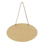 Hanging Door Plaque - Oval