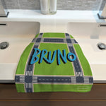 Personalised Children's Face Cloth - City