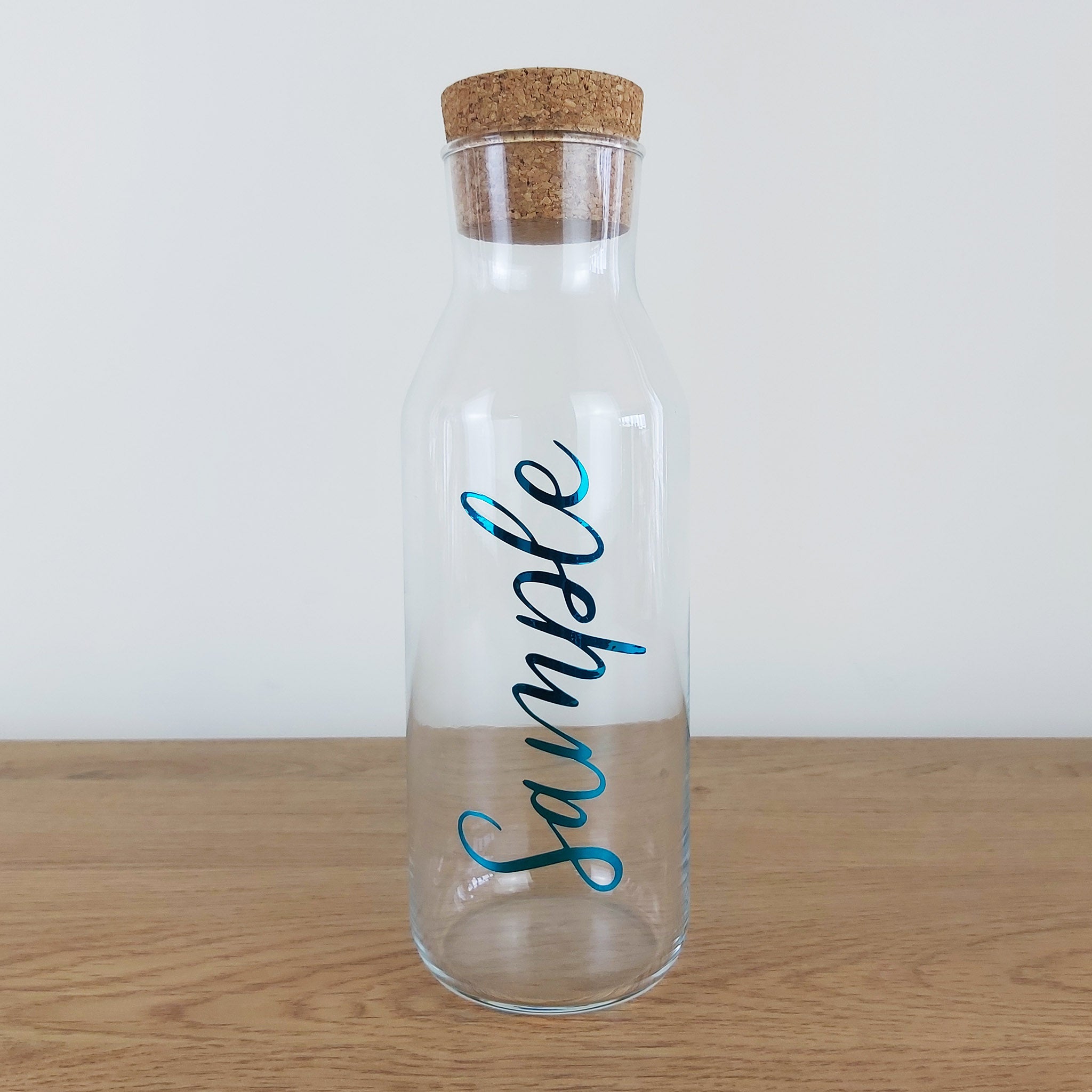 Personalised Storage Jar with Cork Lid - 1 Litre