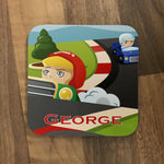 Personalised Children's Coasters - Race Car