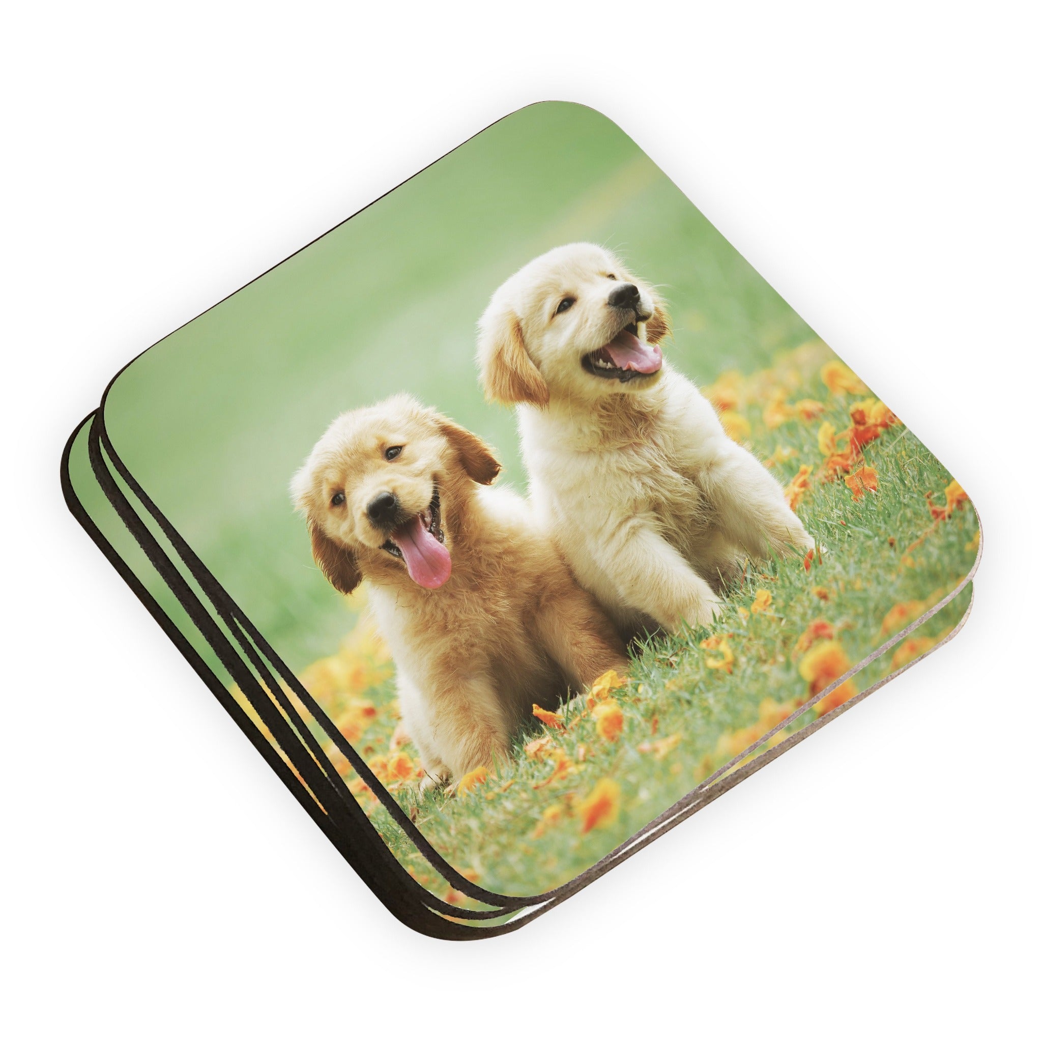 Personalised Photo High Quality Hardboard Coasters - Pack of 4