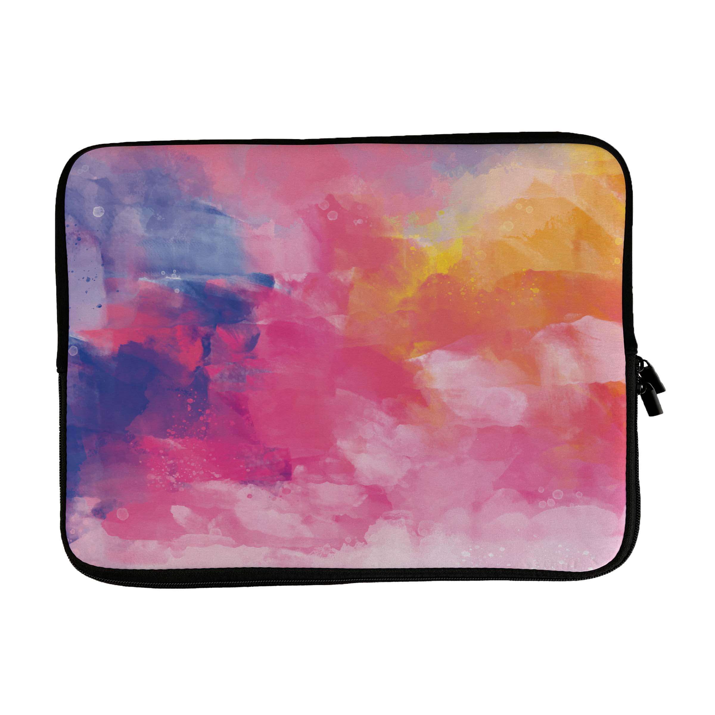 Laptop Sleeve with Colourful Paint Design