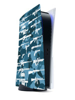 PS5 Army Blue Camo Personalised Console Vinyl Sticker