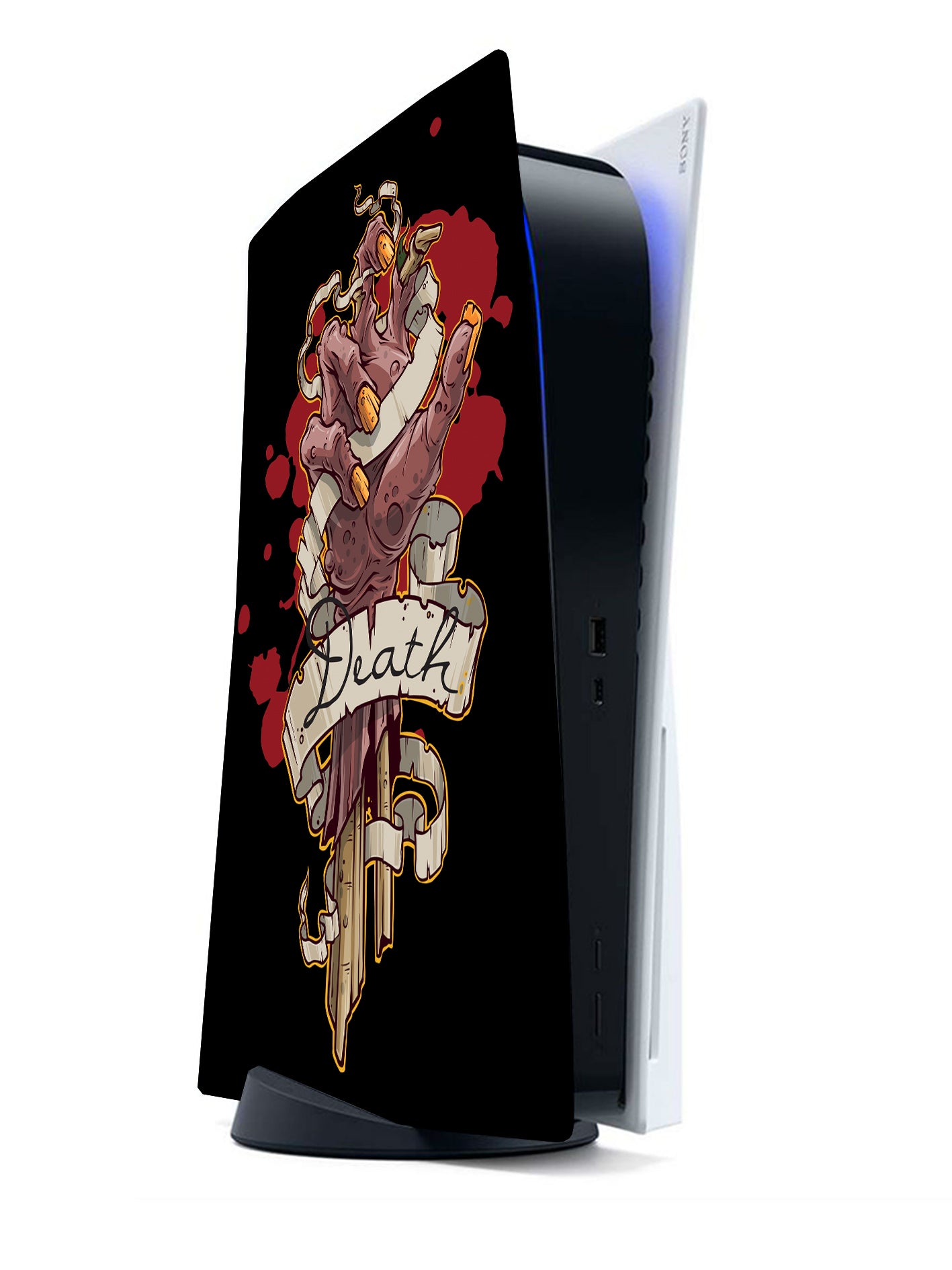 PS5 Zombie Hand Console Vinyl Sticker