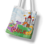 Personalised Children's Tote Bag - Dragon Fairytale