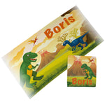 Personalised Children's Towel & Face Cloth Pack - Dinosaur Volcano