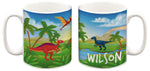 Children's Dinosaur Design 10oz Ceramic Mugs