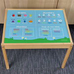 Personalised Children's Ikea LATT Wooden Table and 1 Chair - Educational