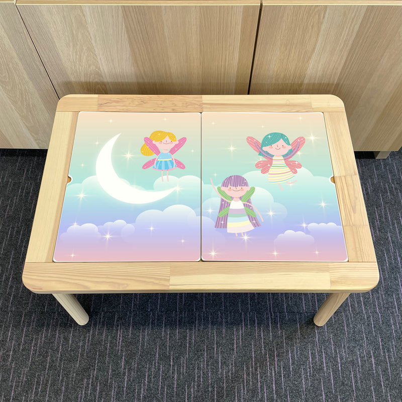Kids Fairy Table Top STICKER ONLY Compatible with IKEA Flisat Tables