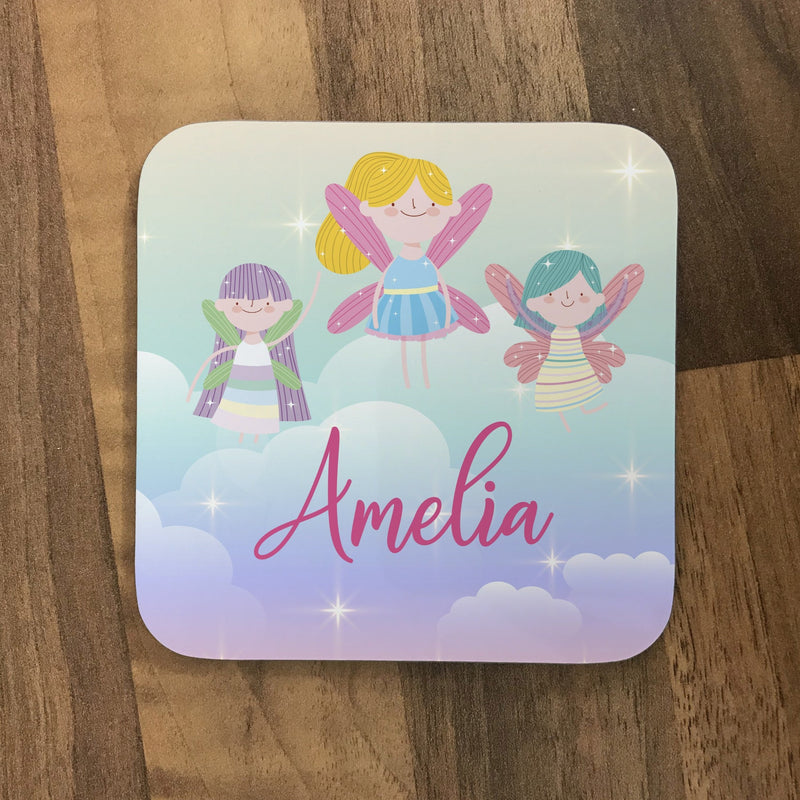 Personalised Children's Coasters - Fairy