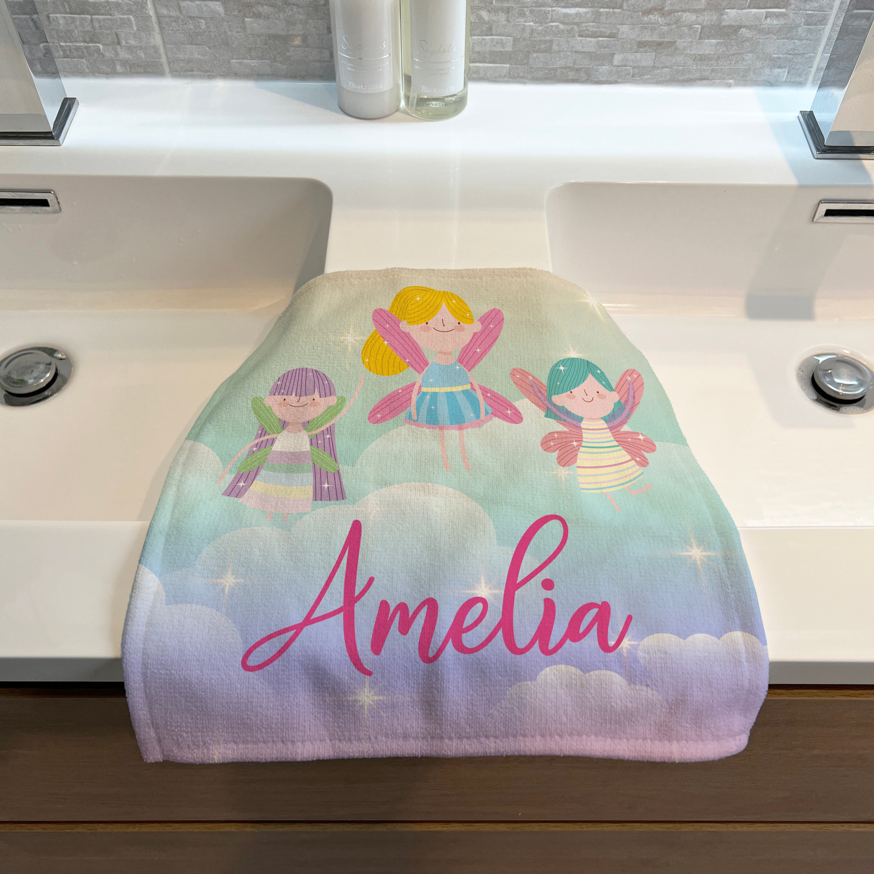 Personalised Children's Face Cloth - Fairy