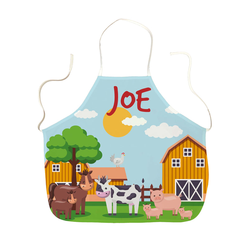 Personalised Toddler's Apron - Farm