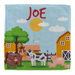 Personalised Children's Towel & Face Cloth Pack - Farm