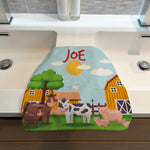 Personalised Children's Face Cloth - Farm