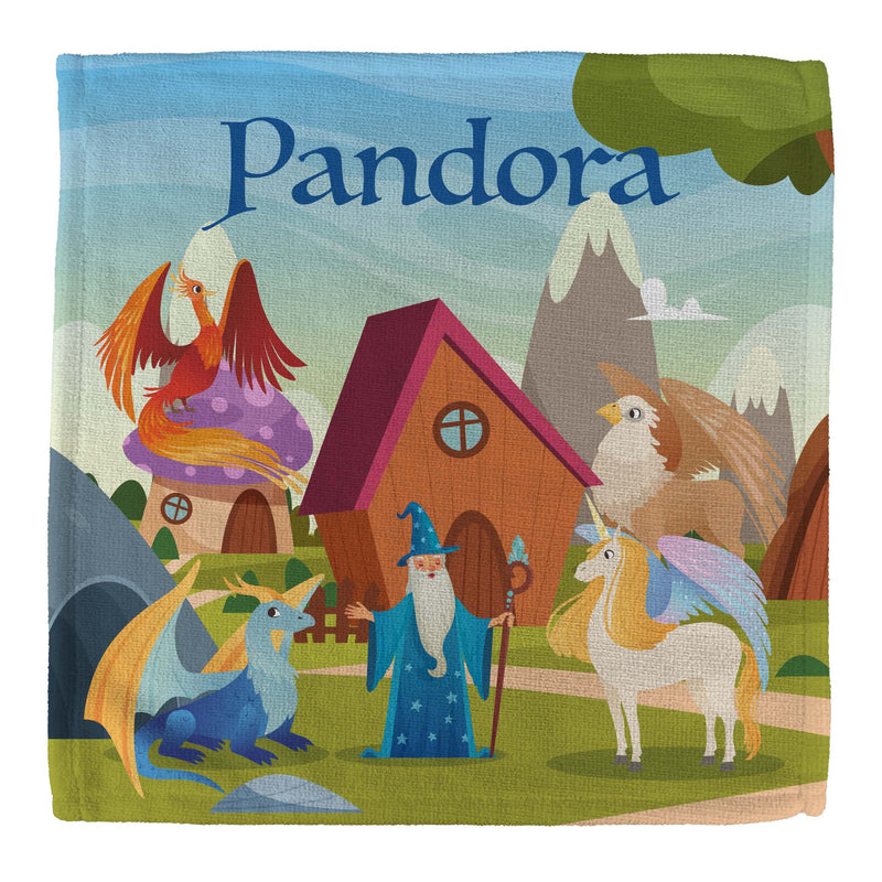 Personalised Children's Face Cloth - Fantasy