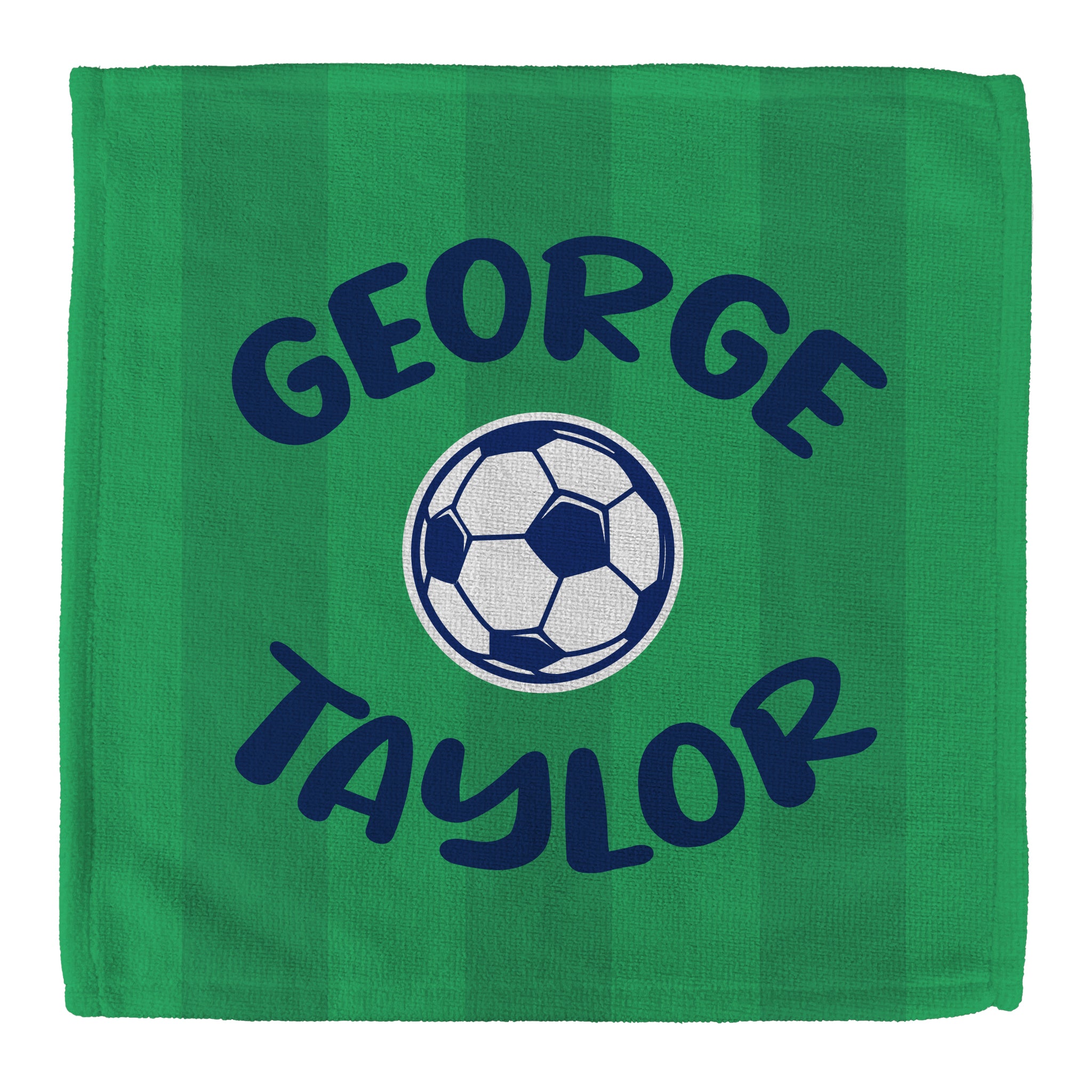 Personalised Children's Towel & Face Cloth Pack - Football