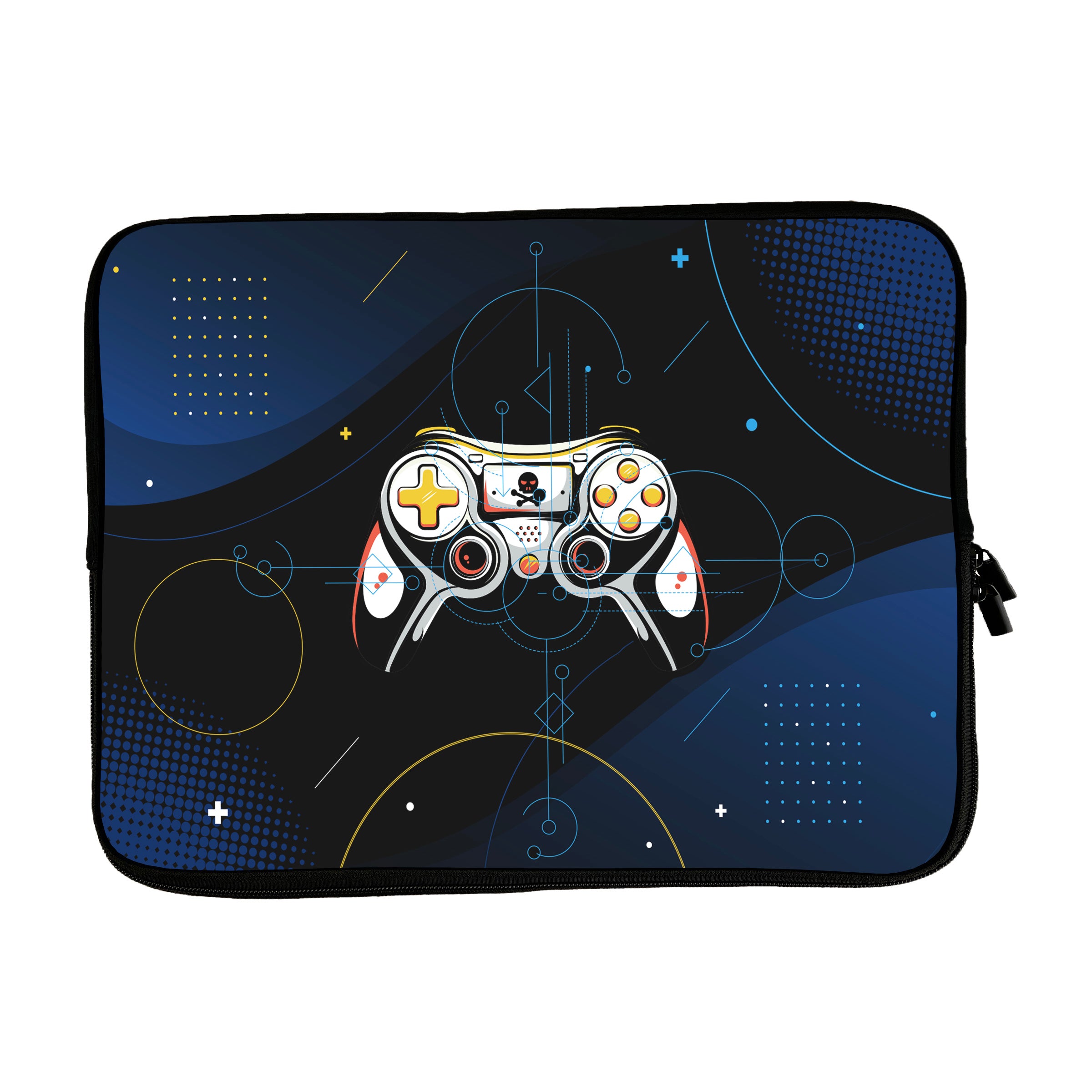 Laptop Sleeve with Galactic Game Controller Design