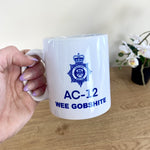 Line of Duty AC-12 Mug, Television quotes, Ted Hastings "Wee Gobshite"