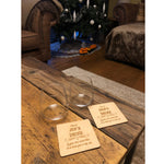 Personalised Engraved Wooden Coaster