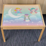 Kids Fairy Table Top STICKER ONLY Compatible with IKEA Latt Tables