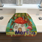 Personalised Children's Towel & Face Cloth Pack - Mushroom