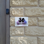 Personalised House Number Sign Soft Banner