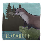 Personalised Children's Towel & Face Cloth Pack - Otter